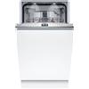 Bosch SPS4EMI17E Serie 4 Lavastoviglie slim scomparsa totale 45cm | Lavastoviglie a scomparsa totale, Apertura automatica della porta, Smart, Programmi aggiuntivi da app, Made in Europe