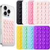 Ainiv 8PCS Ventosa Telefono, Ventose in Silicone | Impugnatura Adesiva ad Alta Potenza di Aspirazione, Supporto Antiscivolo in Silicone per Selfie e Video, Superfici Lisce