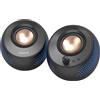 CREATIVE Pebble X Altoparlanti 2.0 USB-C per computer con illuminazione RGB personalizzabile, Bluetooth 5.3, audio USB, alimentazione fino a 15W RMS per PC e Mac