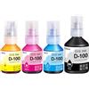 Yongairuink BT-D100 BTD100 Inchiostro da riempire per BRO DCP-T230 T236 T238 T430 T435W T436W T439W T536W T730W T735W T830DW T835DW MFC-T930DW (4 pezzi, BKCMY)