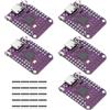APKLVSR 5PCS ESP32 S2 Mini V1.0.0 basato sulla scheda di sviluppo ESP32-S2FN4R2 4 MB Flash 2 MB PSRAM WiFi Circuito MicroPython Python ESP-IDF per Arduino