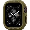 Spigen Cover Rugged Armor Compatibile con Apple Watch Series per 9/8/7 45mm e Series per 6/SE/5/4 44mm - Olive Green