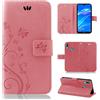 Betterfon - Custodia per cellulare Huawei Flower Case, motivo floreale