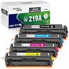 SINOPRINT 219A 219X Cartucce Toner Compatibile per HP 219A W2190A Toner per HP Color Laserjet Pro MFP 3302FDWG 3302SDWG 3302FDNG 3202DW 3302FDW 3302SDW 3302FDN 3202DN (Nero Ciano Giallo Magenta)