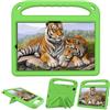 Nikaque Custodia per bambini per Samsung Galaxy Tab S5e 10.5 (2019) SM-T720/T725, in schiuma EVA, leggera, antiurto, resistente, copertura per tablet con maniglia e supporto, per bambini, verde
