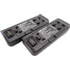 Dot.Foto 2 x Dot.Foto CINORBT/A/B CINRSBT/A Premium 3.85v / 1200mAh Batteria Ricaricabile per Insta360 One R/RS