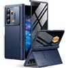 BERFY Custodia per Z Fold 8 Ultra, schermo privacy integrato e cavalletto | Custodia per fotocamera scorrevole, protezione con cerniera di grado militare, custodia antiurto per Samsung Galaxy Z Fold 8