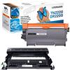 LOSMANN 1x Toner + 1x Tamburo Compatibili per Brother TN-2220 DR-2200 | per Brother MFC-7360N MFC-7460DN MFC-7860DW FAX-2840 FAX-2940 HL-2130 HL-2240 HL-2250DN HL-2135W DCP-7055 DCP-7060D DCP7065DN