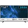 Nilait Luxe 50UD8004SWOS Smart TV QLED 4K UHD da 50 Pollici, WebOS, HDR, Dolby Audio, WiFi, Ultra Slim, Televisore Intelligente da 50
