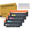 Amla 1 Magenta Toner Compatibile con Samsung CLT-M406S CLT-406 CLT-M406 per Samsung C460 C410 SL-C410W SL-C460W C460FW CLP-360 CLP-365 CLP-365W CLX-3300 CLX-3305 CLX-3305W CLX-3305N CLX -3305FN (1×M)
