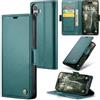oiysrtoc Cover per iPhone 16 in Pelle PU Premium, Portafoglio con 3 Fessure Carte e Supporto, Blocco RFID, Chiusura Magnetica Custodia iPhone 16, Verde