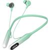Xmenha Cuffie Bluetooth in Ear senza fili con gancio, auricolari sportivi con microfono, magnetici, senza fili, con cavo, per corsa, sport, jogging