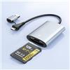 MTAKYA Lettore di schede TF per iPhone iPad, adattatore per schede Micro SD Lightning MS Memory Cards Camera Reader Compatibile con iPhone 14/3/12/11/X/8 Plus/8/7 Plus/7/6s Plus/6s/iPad Mini/Air