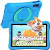UMIDIGI Tablet per bambini da 10,1 pollici, Android 13, G2, tablet per bambini a partire da 3 anni, 8 GB (4 + 4) RAM+64 GB ROM/1 TB, protezione per gli occhi 1280 x 800 HD, WiFi6, 6000 mAh 8 MP + 8 MP