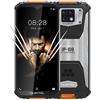 OUKITEL 4G Telefono Infrangibile (2020) OUKITEL WP6, Batteria 10.000mAh (Ricarica Rapida), Robusto Smartphone IP68 Antiurto Impermeabile, Fotocamera 48 MP, Helio P70 6 GB + 128 GB, FHD+ 6,3 pollici,Dual SIM