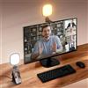 NEEWER Basics 2pz Luce Streaming LED 10W 5", Lampada USB a Schermo Intero Edge Lit Bicolore CRI95 con Supporto da Scrivania Multifunzione per Monitor Laptop Computer Webcam Video Conferenza Zoom,NL10