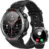TUYOMA Orologi intelligenti per gli uomini 1.32 '' Touch Display Fitness | Con monitoraggio della salute femminile/Spo2/frequenza cardiaca/monitor del sonno/IP68 impermeabile sport all'aperto orologi