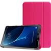 ProCase Custodia per Samsung Galaxy Tablet A 10.1 2016, Ultra Sottile Smart Cover in Pelle PU, con Sonno/Sveglia la Funzione, con Funzione di Supporto per Galaxy Tab A 10,1 SM-T580 T585 -Magenta