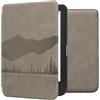 kwmobile Custodia eReader Compatibile con Kobo Clara BW/Colour Cover - eBook Reader Flip Case - Cover eReader Magnetica Pelle PU Notte Stellata al Lago