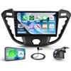 Rimoody 6G+128G 8 Core 9 Android Autoradio per Ford Transit Custom Tourneo 2013-2018(con schermo), Carplay Android Auto Senza Fili Bluetooth FM/RDS/EQ/DSP Panoramica a 360° WiFi GPS Retrocamera