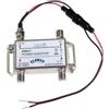 Glomex - Alimentatore Splitter TV/FM/DAB 12Vdc, Modello V9114PI-FM - 2 Uscite Indipendenti, Per Antenne VT300/RA304TV, Per barche a vela, motore, gommoni, yacht - Distribuzione Segnale Efficace
