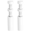 QUARKZMAN 2Pack Supporto Per Scheda Grafica GPU, Supporto GPU Con Base Magnetica Regolabile In Altezza 49-80mm Per Scheda Video Desktop, Lega Di Alluminio Bianco