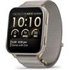 Garmin® Venu® X1, smartwatch GPS sottile e leggero, display AMOLED, funzioni avanzate per la salute e il fitness, oro morbido con fondello in titanio e cinturino in nylon ComfortFit grigio francese