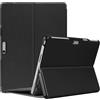 Haofun Custodia Cover Compatibile con Microsoft Surface Pro 11/Pro 10/Pro 9, Compatibile con la Tastiera (il Prodotto non Include la Tastiera), Protezione Completa (Nero)