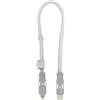 Rolling Square, inCharge XL 30 cm, Cavo Usb Type-c, Cavo Universale Cellulare, Regalo Uomo, Caricatore Universale Cellulare 6 in 1, Gadget Tecnologico, Bianco, Cavo Lightning da 100W