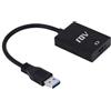 adj ADATTATORE USB 3.0-HDMI M/F BK CON CAVO