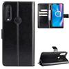 QiongniAN Custodia per Alcatel 1V 2020 5007U,Custodia per Alcatel 1s 2020 5028A 5028D 5028Y,Custodia in Pelle Custodia per TCL Optus X Go / A1 Alpha 20 5029Y Custodia Cover Case Black