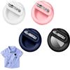 lasuroa 4pz Porta per Airtag, Diametro 3,6 cm Custodia Silicone per Localizzatore GPS con Perno Nascosto All'Interno per Vestiti Scarpe Borse Zaini Accessori per Bambini Anziani