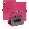 generic Custodia protettiva per Lville LVEA1001 10 Android Tablet 14 - Cover antiurto con cinturino magnetico e due metodi di piegatura, custodia sottile e resistente, impermeabile, antigraffio, rosa