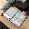 Generic Custodia per tablet in pelle PU di alta qualità, elegante e minimalista da 28,9 cm, custodia protettiva portatile e durevole per il trasporto di tablet, per lavoro, viaggi e spostamenti quotidiani