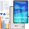 HLYGZX Display Schermo per Samsung Tab S9 FE X510 X516B Nero | con kit di riparazione，TFT LCD，Display HD，Sostituire lo schermo