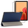 ebestStar - Cover per Samsung Galaxy Tab A7 10.4 T505 (2022, 2020), Custodia Protezione Flip Magnetica, Slim Case Sottile Pelle PU, Blu scuro + Vetro Temperato