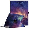 FINTIE Cover per iPad Pro 12.9 Pollici (2a/1a Generazione, 2017/2015) | Girevole 360 Gradi di Rotazione Custodia Protettiva Cover con Auto Sveglia/Sonno, Galaxy