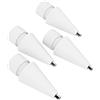 Generic Confezione da 4 punte di ricambio compatibili con Apple Pencil 2a generazione/1a generazione/USB-C/Apple Pencil Pro, punte per matita in metallo per un controllo preciso come punte più lunghe da 0,78