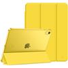 FINTIE Cover Custodia per iPad (A16) 11ª/10ª Gen 11/10.9, Giallo scuro | Cover Tri-Fold Sottile e Leggera con Retro Semi-Trasparente, Supporto Stabile, Funzione Auto Sveglia/Sonno, Anti-Impronta