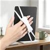 Generic Confezione da 2 comode cinghie da polso, supporto sicuro e leggero per tablet/e-book/telefono e lettura a letto, bianco