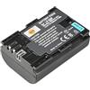 DSTE LP-E6P (7,4 V/2400 mAh), batteria agli ioni di litio compatibile con Canon EOS R5 Mark II, R5 2,60 Da,70D, 80D, 90D, 7D MarkII, 7D MarkIII,XC10,XC15 come fotocamera digitale LP-E6 LP-E6N LP-E6NH