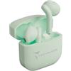 TECHMADE Auricolari Ufficiali senza filo - cuffie in ear con box di ricarica - compatibili con smartphone/tablet/pc (verde)