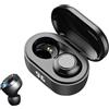 QUXVUIS Auricolari Bluetooth wireless da 8 pezzi Suono eccellente per lo sport ABBINAMENTO AUTOMATICO SENZA GIUNTE Cuffie Bluetooth wireless