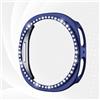 Generic Custodia luccicante per Samsung Galaxy Watch 8 da 40 mm, cover paraurti con diamanti glitterati per Galaxy Watch 8, accessori da 44 mm, custodia Galaxy Watch da donna (44 mm, blu notte)