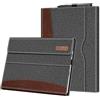 FINTIE Cover per Microsoft Surface Pro 12 (2026)/11/10/9 13 Pollici | [Multi-angli] Portfolio Business Custodia con Tasca e Stylus Holder, Compatibile con Tastiera Type Cover, Grigio