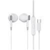 Generic Cuffie di tipo C con cavo, microfono stereo di tipo C, cuffie in-ear con cancellazione attiva del rumore per smartphone, tablet, laptop, la maggior parte dei dispositivi USB C