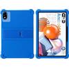 FKQLH Custodia per DOOGEE U9 Tablet, Silicone Morbido Skin Leggero Custodia Protettiva per Bambini Supporto Cover per DOOGEE U9 Tablet 10 Pollici, Blu Scuro