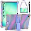 KATUMO Bambini Silicone Cover per Samsung Galaxy Tab A11+ Plus 2025/ A9+ Plus 2023 11 pollici (SM-X236B/X230/X210/216/218) con Tracolla Regolabile e Stilo, Supporto pieghevole Protettiva Custodia
