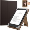 MoKo Custodia per 6 Pollici Kindle eReader da Tablet, Caffè Scuro | Accessori eReader per 6 Kindle/Kobo Clara/Tolino E-Book Tablets, Custodia Leggera Folio ,Cinghia da Mano, Cavalletto
