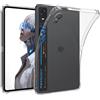 MGUEIAO Cover Compatibile con RedMagic Gaming Tablet 5 Pro, Sottile TPU Morbido, Protettiva Antiurto Airbag Custodia, Antigraffio, Trasparente